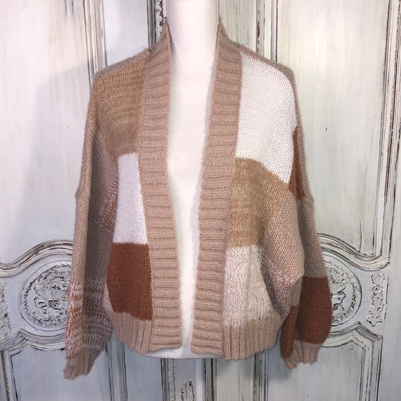 Debut Softest Loose Knit Slouchy Oversized Grandpa Cardigan Sweater Size Small - Picture 1 of 12